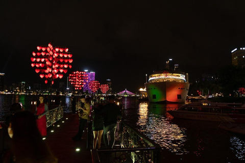 Marmeren Bergen - Han Rivier Cruise - Draken Brug bij nachtMarmeren Bergen -Han Riviercruise- Drakenbrug bij nacht