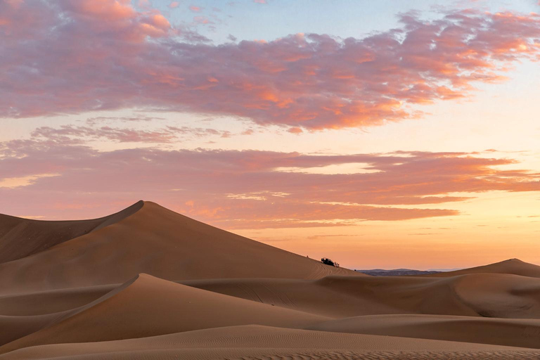 From Ica: Sandboarding in the Ica desert at sunset