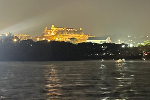 Cartagena: Private Sunset and Night Boat Tour