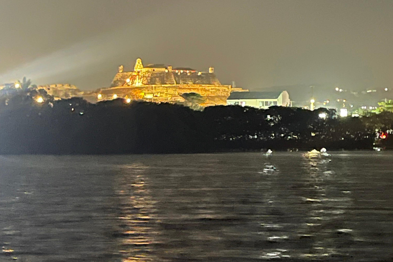 Cartagena: Private Sunset and Night Boat Tour