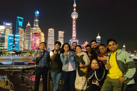 Crucero Nocturno por el Río Shanghái Asiento VIP con Cena Auténtica