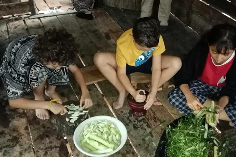 Chiang Mai: 2-dagars djungelvandring med elefantfarm och forsränning