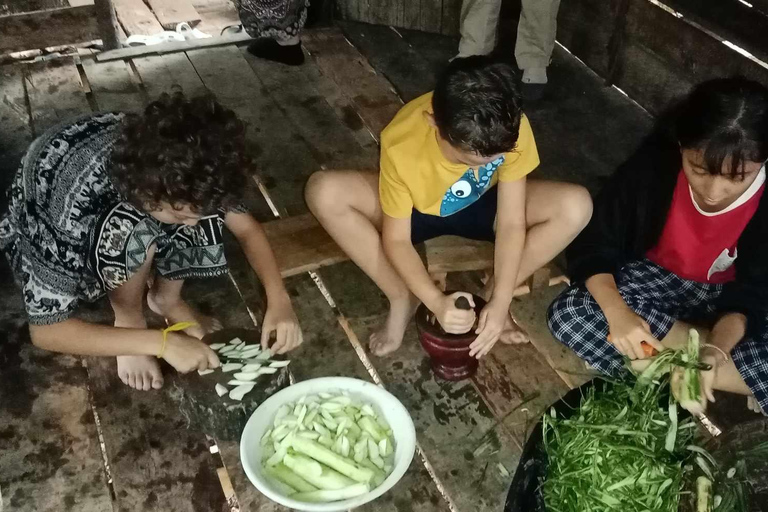 Chiang Mai: 2-dagars djungelvandring med elefantfarm och forsränning