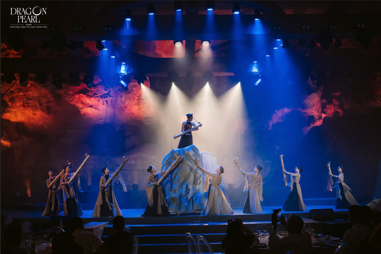 Baia di Bai Tu Long: cena nella grotta e spettacolo artistico immersivo