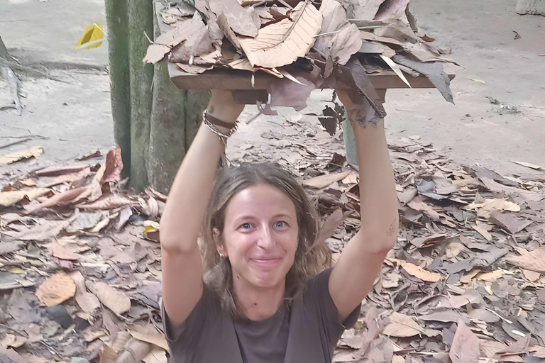 HCMC: Cu Chi Tunnels, Black Virgin Mountain & Cao Dai Temple Cu Chi Tunnels: Half Day Tour by Premium Van max 11