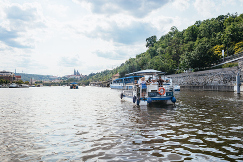 Praag: fietsboot: de zwemmende bierfietsGroepsboeking