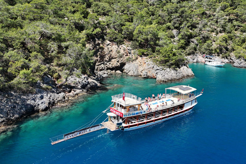 Fethiye: Butterfly Valley & Blue Bays Boat Cruise Fethiye Ölüdeniz Boat without Hotel Transfer
