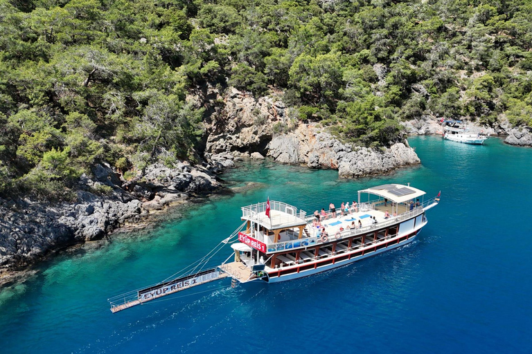 Fethiye: Butterfly Valley & Blue Bays Boat Cruise Fethiye Ölüdeniz Boat without Hotel Transfer