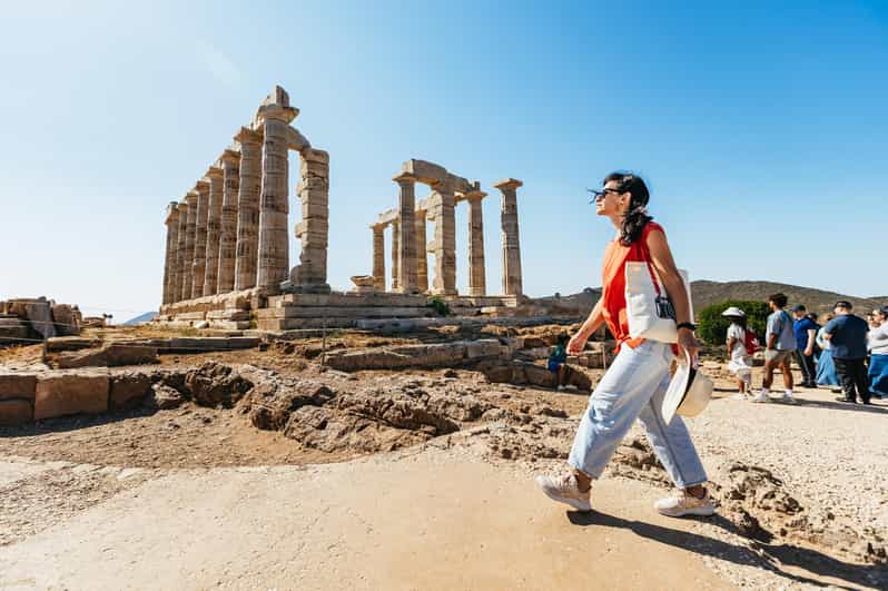 Sounion-Tour mit offizieller Führung & Ticket für den Poseidon-Tempel