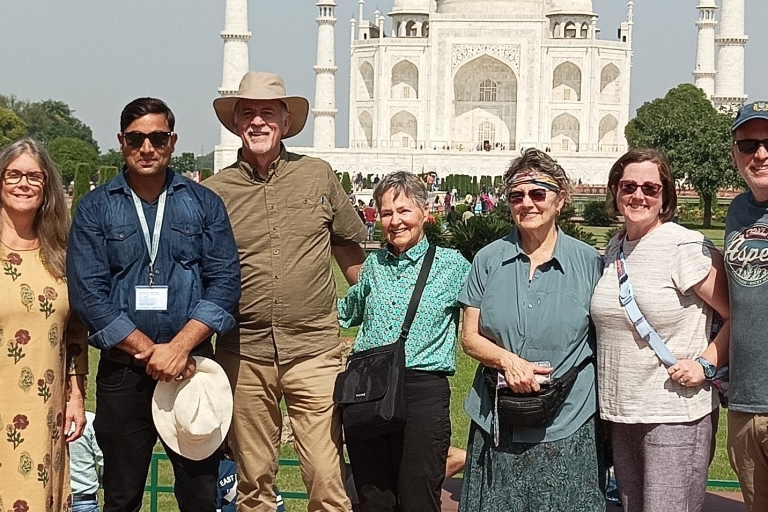 Agra: Private Yoga Tour mit Tajmahal und Agra Fort Besuch