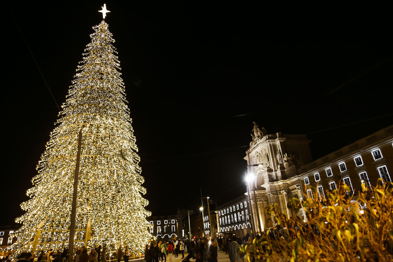 Lisbon: Christmas Lights Tuk-Tuk Tour with Local Guide