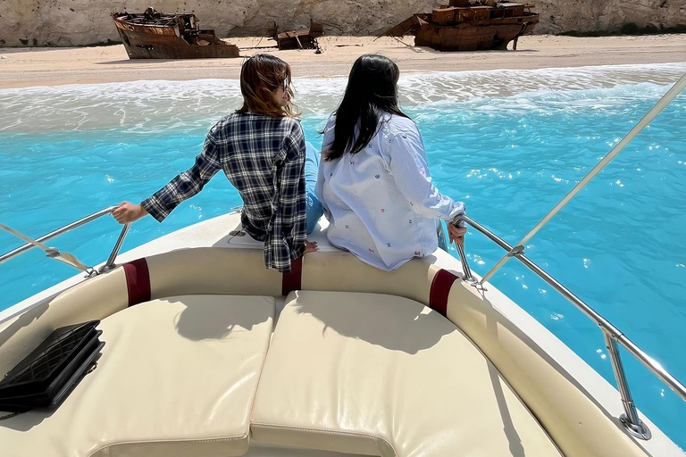 Zakynthos: Shipwreck and Caves Boat Rental Without Skipper Zakynthos: Shipwreck and caves private boat without captain