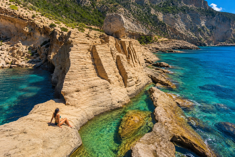 Ibiza: Natural Pools and Es Vedra Sunset by Jet ski