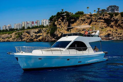 Antalya: Private Yacht Charter with Optional Gourmet Meal 4- Boat Trip with Gourmet Meal and Transfer