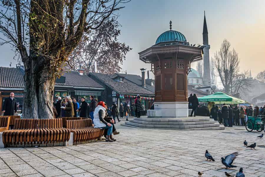 Sarajevo: Altstadt, Lateinerbrücke und historische Schätze. Foto: GetYourGuide Sarajevo: Altstadt, Lateinerbrücke und historische Schätze. Foto: GetYourGuide