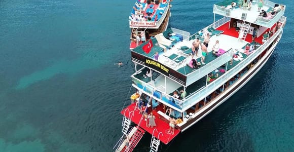 Marmaris: Full Day Boat Trip with BBQ & Drinks