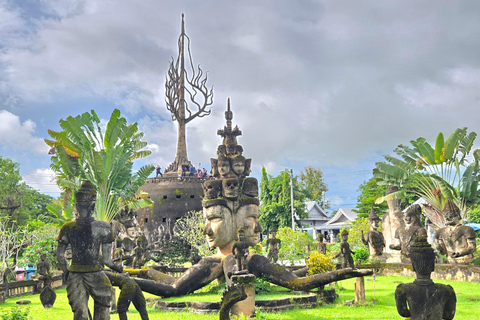 Buddha Park: Guided Tour and Lao Coffee Tasting Experience