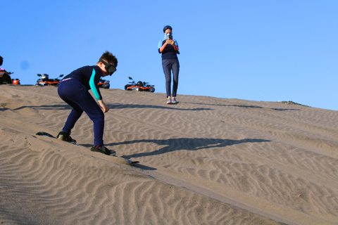 La Paz: ATV quad + sandboarding on the Mogote dunes La Paz: ATV + sandboarding on the Mogote dunes