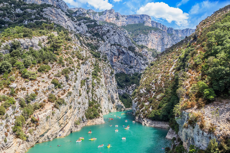 Vilda Alperna, Verdon Canyon, byn Moustiers, lavendelfält