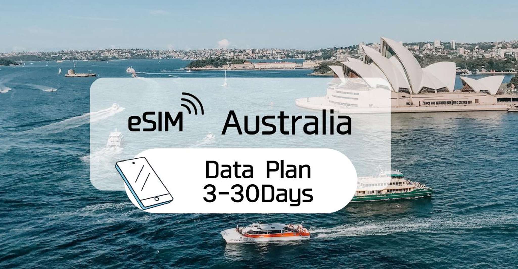 Australië, eSim Roaming Data Plan (0,5-2GB/dag) - Hizvo