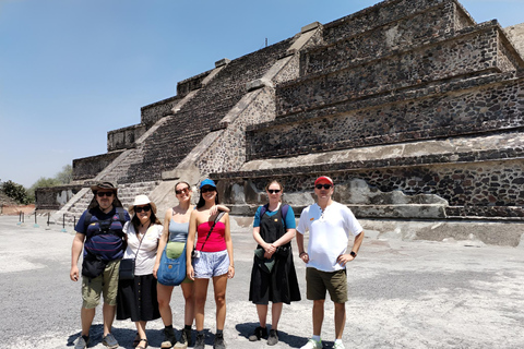 TOUR PARTICULAR EM TEOTIHUACAN COM BASÍLICA + TRANSPORTE