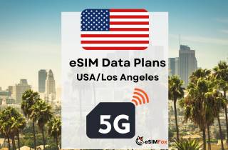 Los Angeles: eSIM Internet-Datenplan für USA 4G/5G