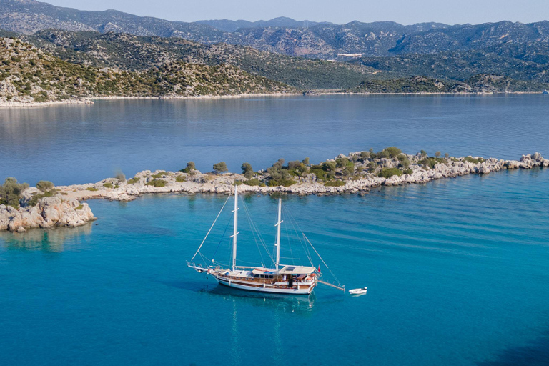 Från Ucagiz: Dagsutflykt till Kekova med båtDagstur från Ucagiz till Kekova Island med båt