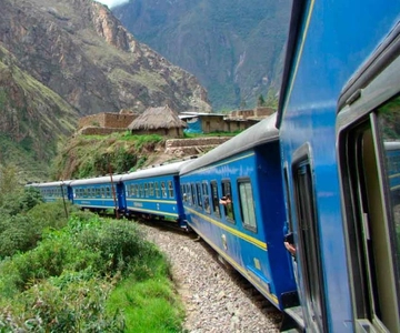 Comboio de Aguas Calientes para Cusco