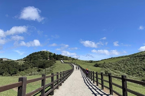 Tour privato di un giorno di Beitou e Yangmingshan da Taipei