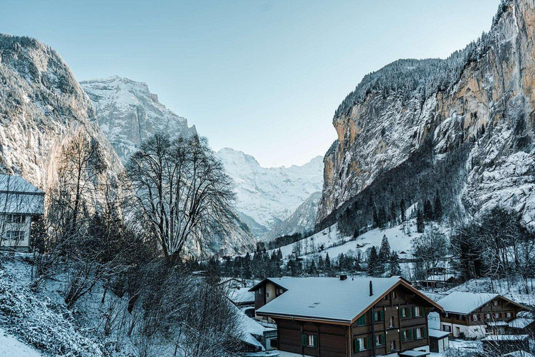 From Basel: Swiss Alps, Lauterbrunnen, & Beatus Caves Tour