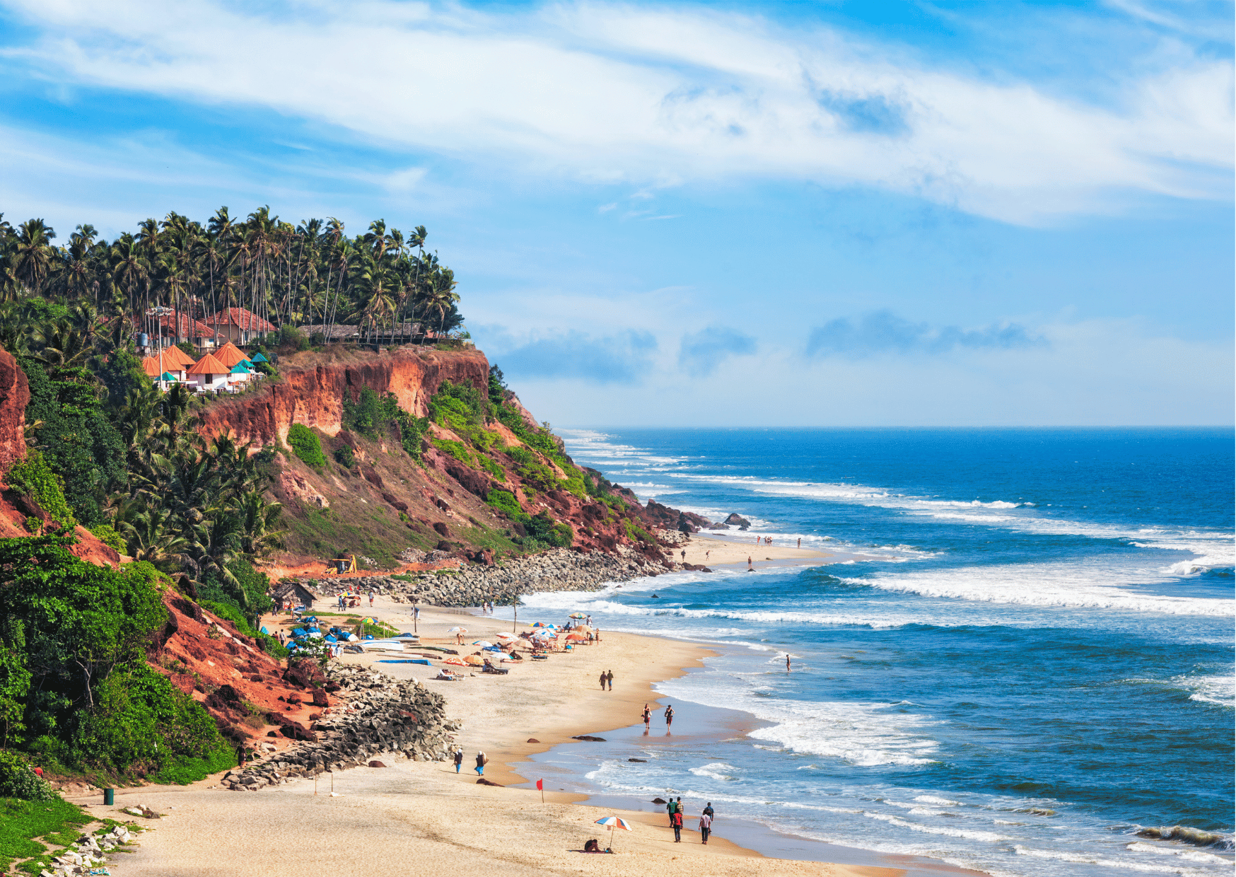 Tagesausflug nach Varkala von Trivandrum (geführte Ganztagestour)