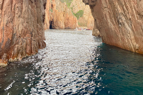 Da Sagone/Cargèse: Tour in barca di Scandola, Piana e Girolata