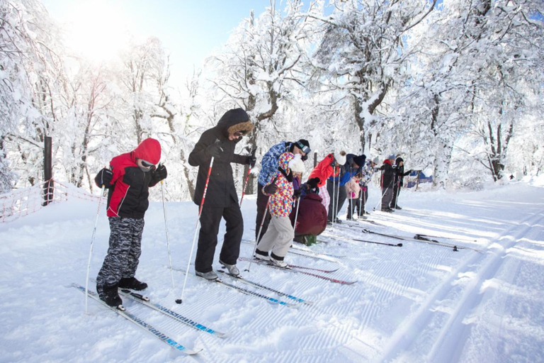 Bariloche: Nordic Ski Lesson + Snowmobile for 2 at Cerro Otto