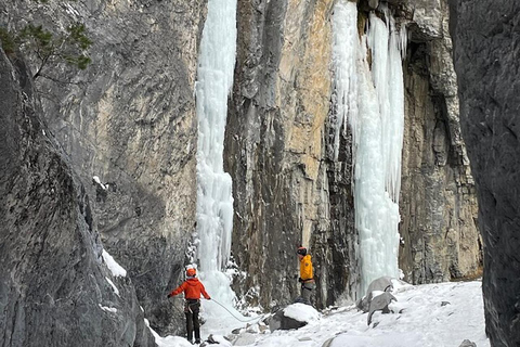 Grotto Canyon Ice Walk with Indigenous Pictographs Calgary pick up
