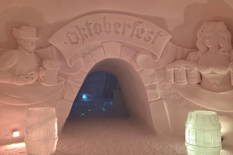 Levi: Private Snow Village tour. Northern lights possibility