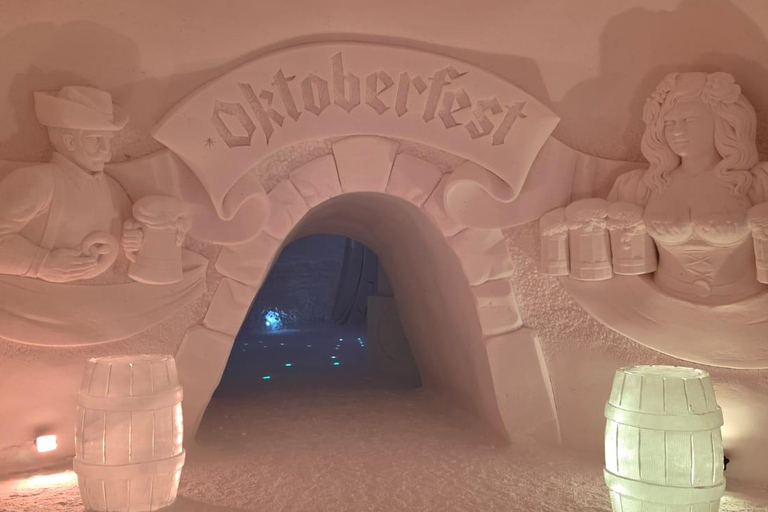 Levi: Private Snow Village tour. Northern lights possibility