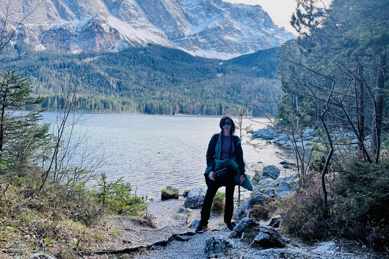 From Munich: Eibsee & Zugspitze Private Day Tour by Tesla