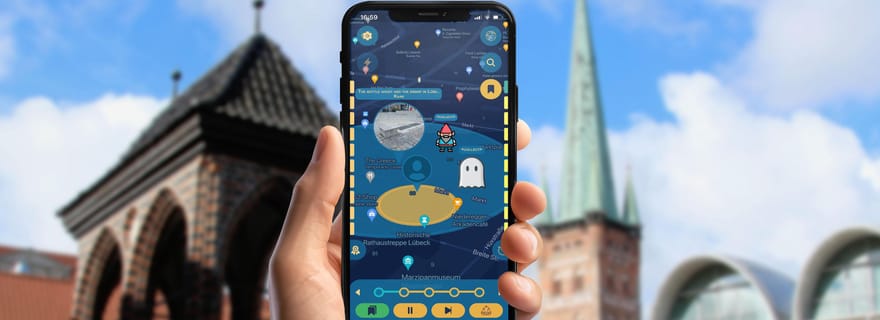 Visite à pied de Nosferatu avec application pour smartphone