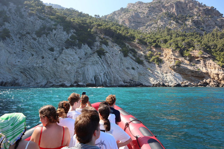 Alcudia: sightseeing, zeegrotten en snorkelavontuur per boot3 uur durende speedboottocht - grotten, snorkelen en sightseeing
