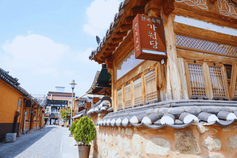 Séoul/Busan : village Hanok de Jeonju avec expérience HanbokDepuis Séoul - Visite de groupe, rendez-vous à Myeongdong