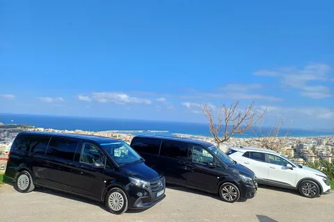 Crète : Transfert privé vers et depuis les ports et aéroports de La Canée