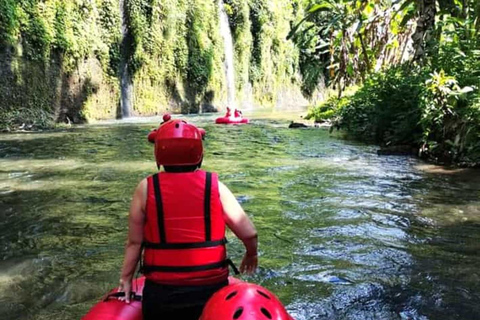 Ubud: Pakerisan Jungle River Tubing Abenteuer mit MittagessenTubing-Abenteuer mit Treffpunkt