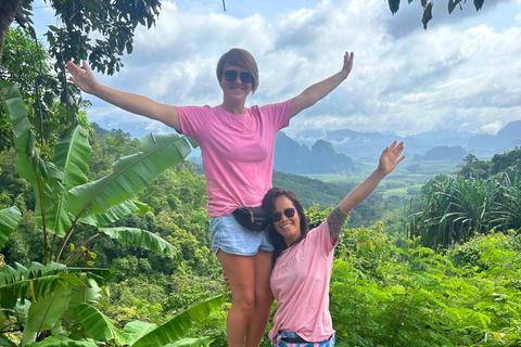 Khao Lak : Safari privé dans la jungle de Khao Sok avec rafting en bambou