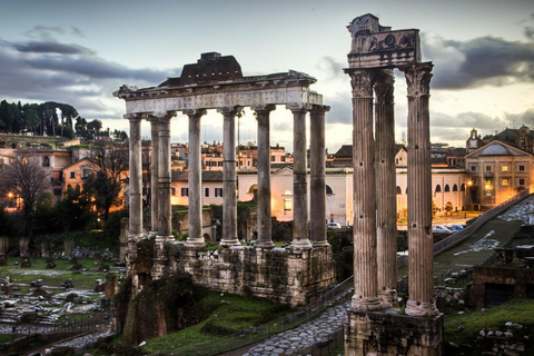 Rome: Colosseum, Roman Forum & Palatine Hill Guided Tour EXTERIOR Only Tour of Colosseum, & Palatine Hilll