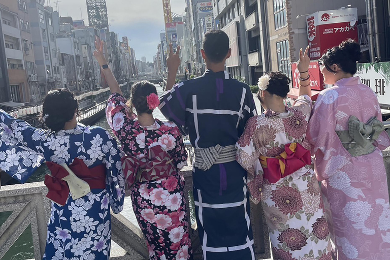 Osaka: Kimono uthyrningsplan för vuxnaKimono hyra 90 minuter plan (för vuxna)