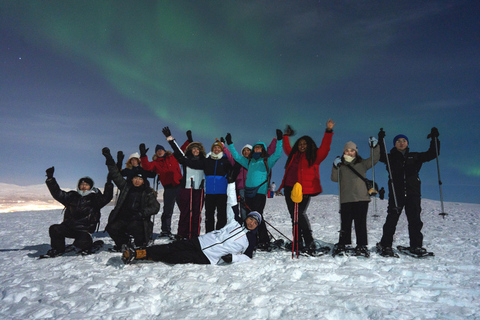 From Tromsø: Evening Fjellheisen Snowshoe Hike and Cable Car