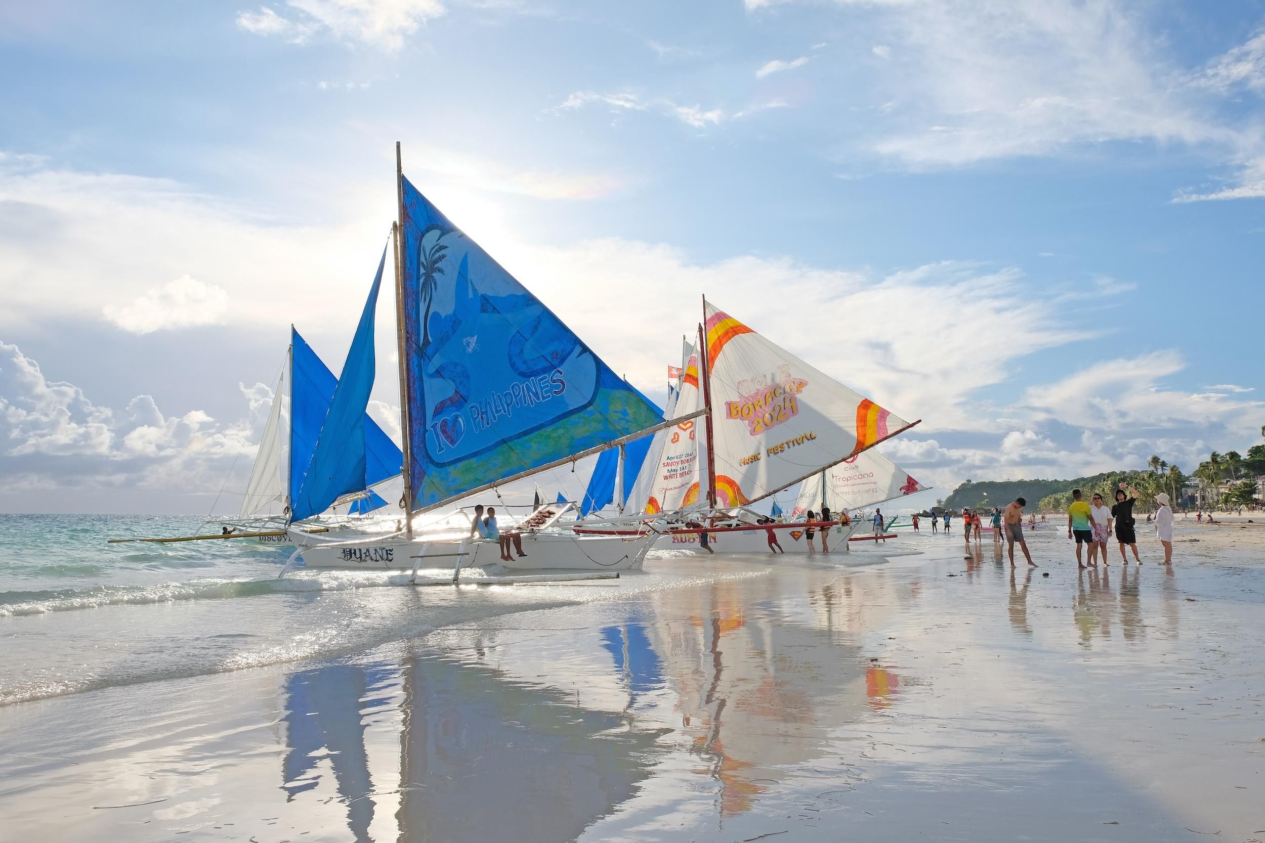 Boracay: Segeltörn bei Sonnenuntergang