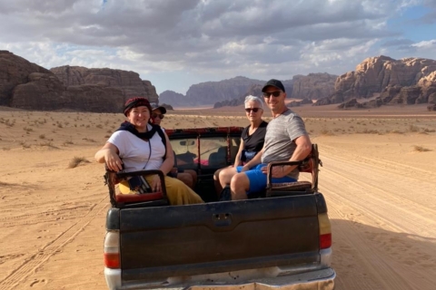 4-hour sunset tour wadi rum desert highlights 4Hour Jeep Tour morning or sunset Wadi Rum Desert Highlights