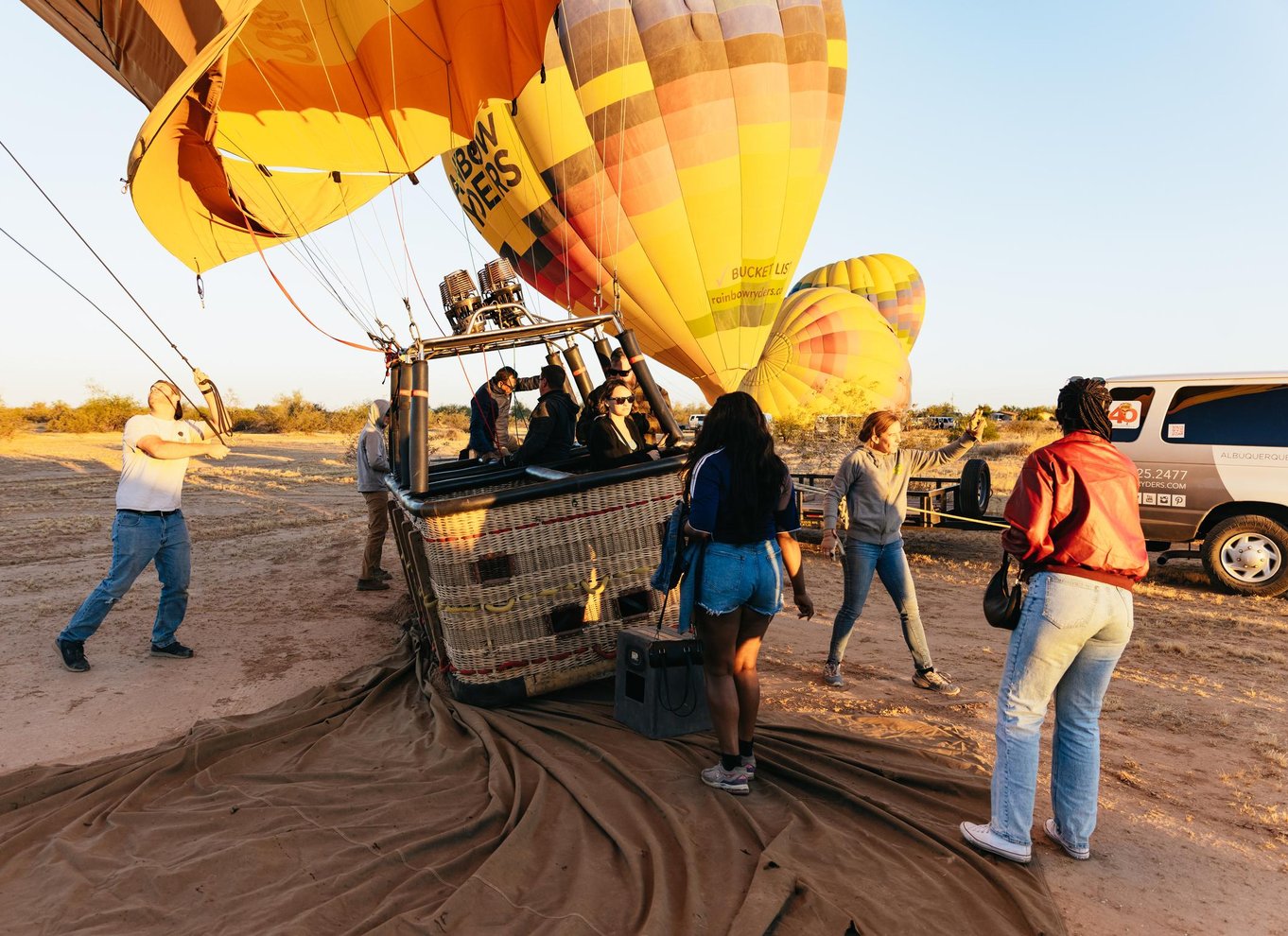 Phoenix: Luftballonflyvning med champagne