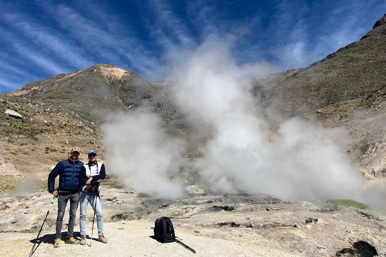 From Arequipa: Colca Canyon 3-Day Trekking Tour with Geyser Visit From Arequipa: 3-Day Trekking in the Colca Canyon, with a Visit to Geysers